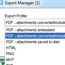 PST Viewer's Export Manager